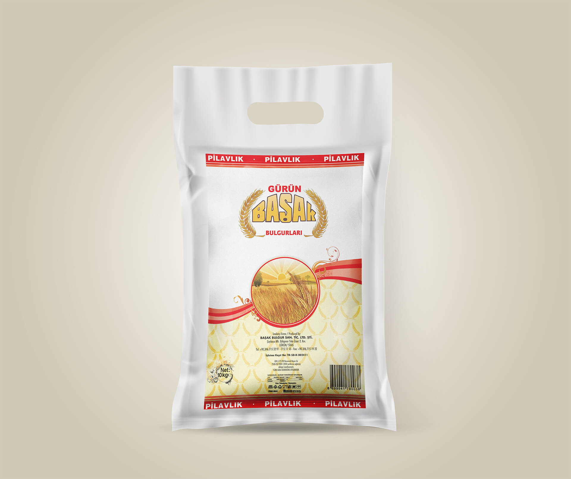 Pilavlık Bulgur 10 Kg.